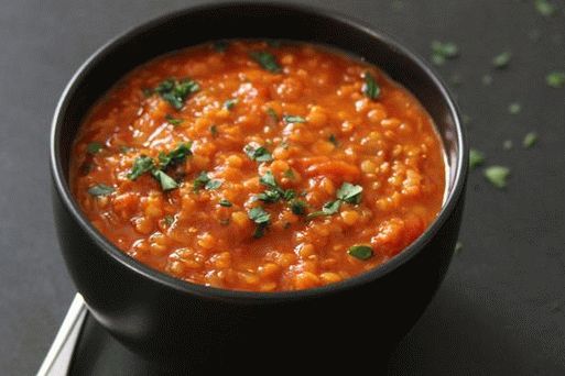 Photo of Indian soup with red lentils