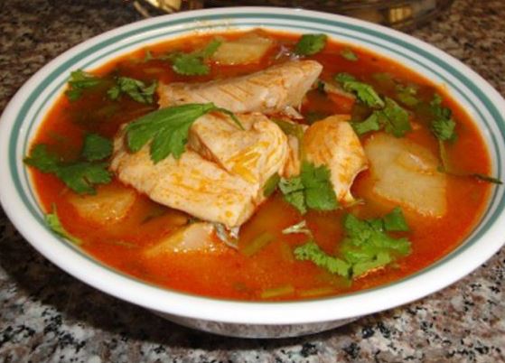 Spanish orange soup