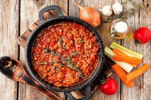 Photo Italian Bolognese sauce