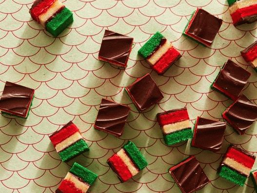 Photo Italian multilayer cookies