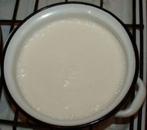 Yogurt in a yogurt maker