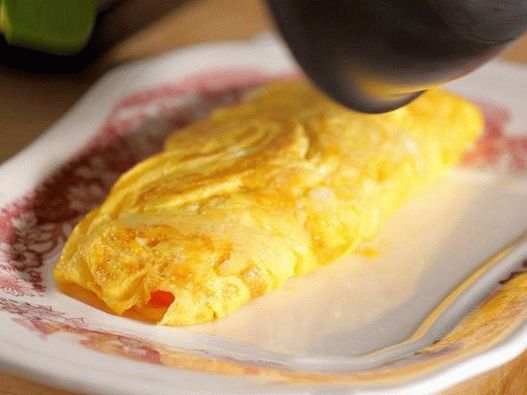 Flip the omelet