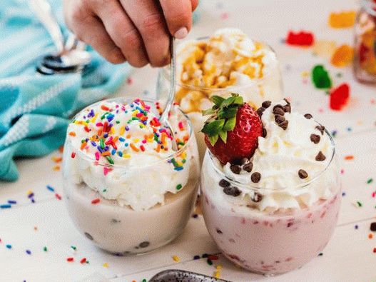 Photo How to make ice cream in a bag with ice and salt