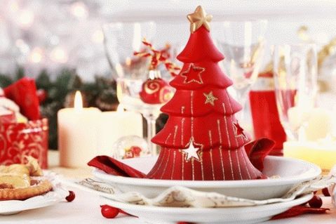 How to decorate dishes for the New Year