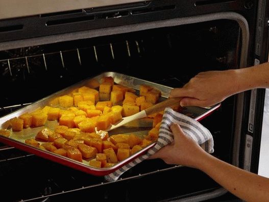 Stir the pumpkin when baking