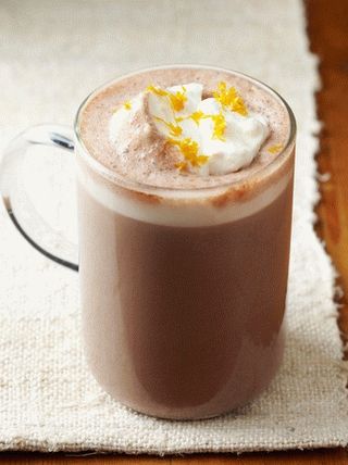 Photo of Cocoa with cardamom and cream