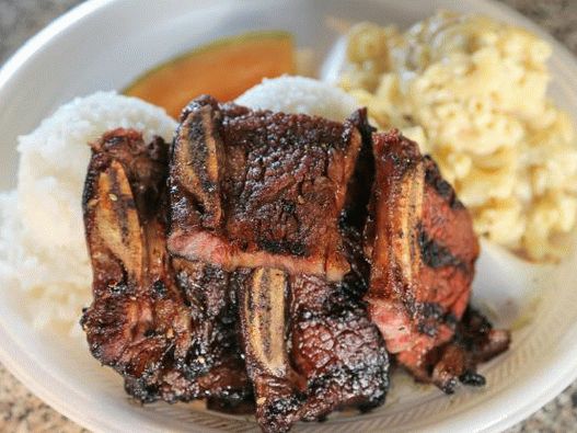 Photo Calbi: Korean-style grilled beef ribs