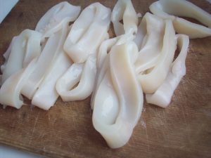 Squid under a fur coat