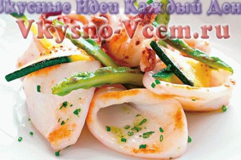 Squid recipe in a slow cooker
