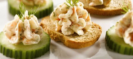 Photo of Canapes with Salmon Mousse
