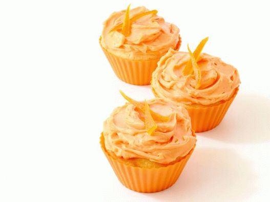 Photo Cupcakes with orange cream