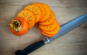 Persimmon caprese