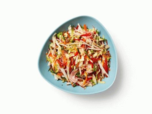 Photo Cabbage salad with hikama