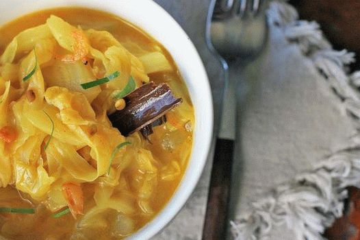 Photo of white cabbage curry