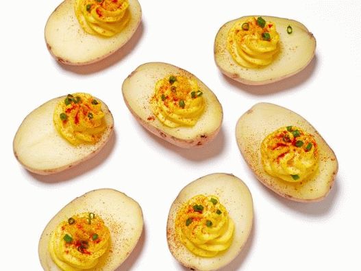 Photo Potatoes with egg mixture