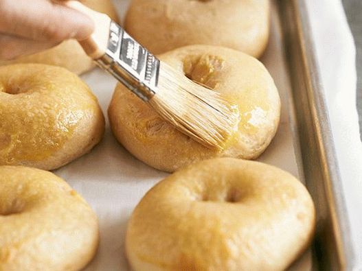 Potato Bagels with Sweet Onions