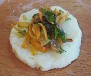 Potato zrazy with mushrooms, baked in the oven - 6
