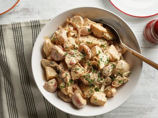 Photo Potato salad from the Mesa Grill restaurant