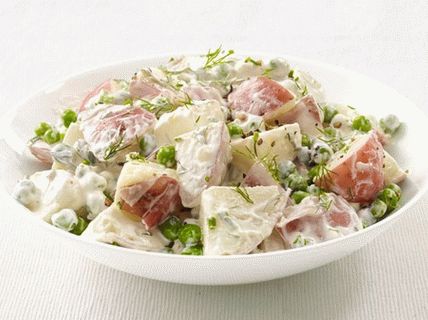 Photo Potato Salad with Peas