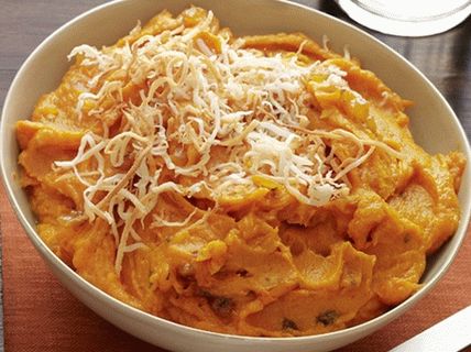 Photo Indian mashed potato from sweet potato