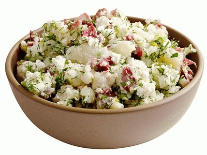 Photo Greek mashed potatoes