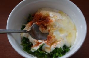 Kefir sauce with herbs