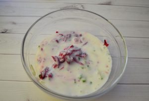 Kefir beetroot soup
