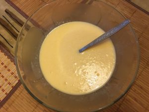 Cupcake with condensed milk