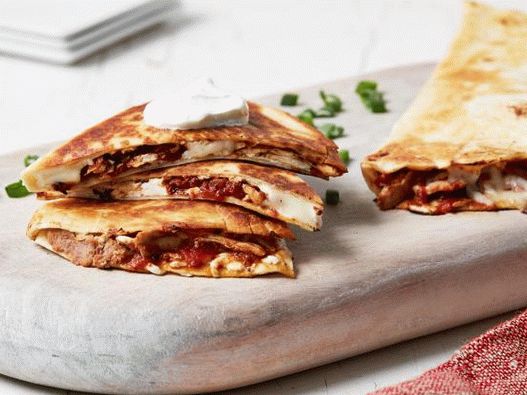 Photo of Quesadilla with chicken and beans