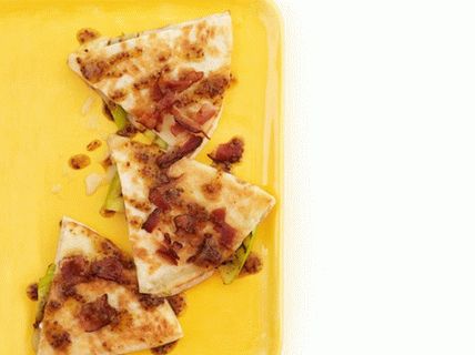 Photo of Quesadilla with apples and brie cheese