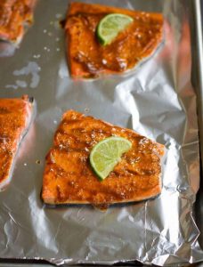 Keta curry in the oven