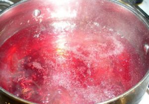 Kissel from compote