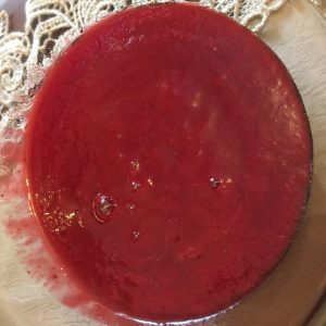 Kissel with lingonberries