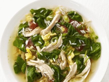 Photo Chinese Chicken Rice Soup