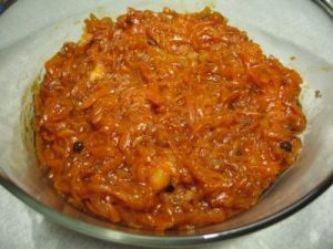 Coho salmon under the marinade