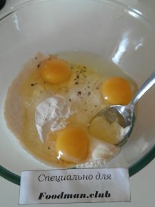 Clafuti with tomatoes