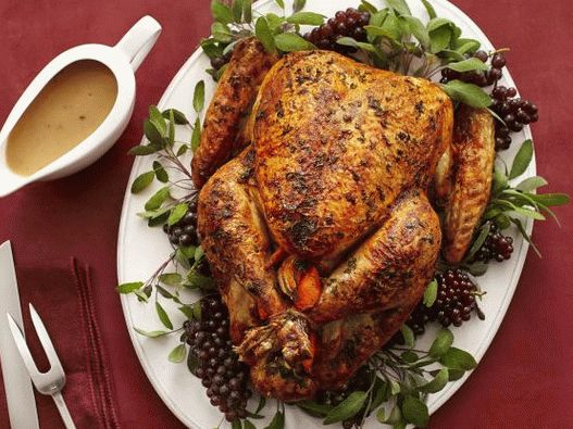 Photo Classic turkey baked in the oven