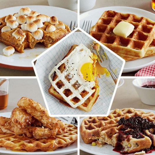 Photo Classic and unusual waffle recipes