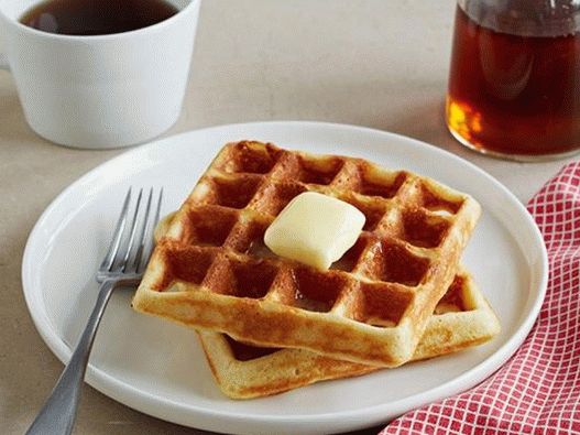 Photo of the dish - Air waffles made from rice, chickpea flour and tapioca