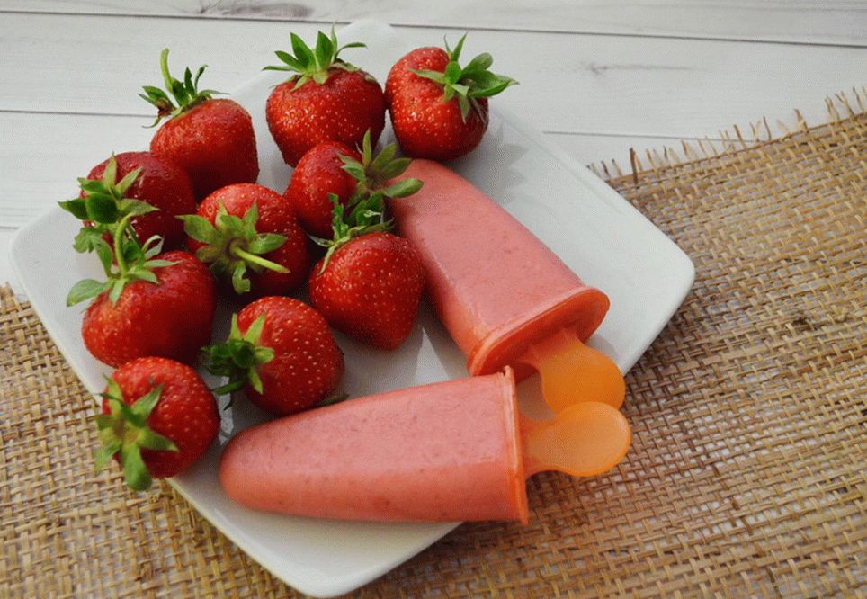 Strawberry ice cream