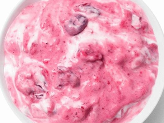 Sour cream cranberry sauce with horseradish