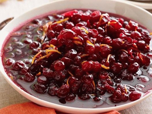 Simple cranberry meat sauce