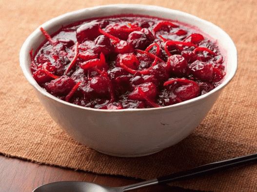 Photo Cranberry Sauce with Cinnamon