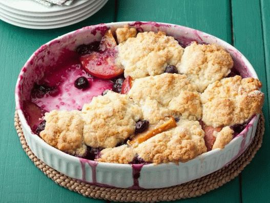 Photo Kobler with blueberries and nectarines