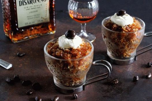 Photo Coffee granite with whipped cream