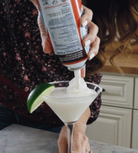 Cocktail in the snow