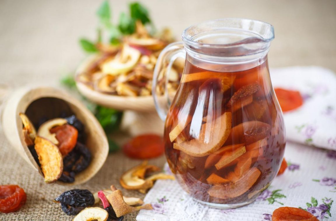 Dried fruits compote