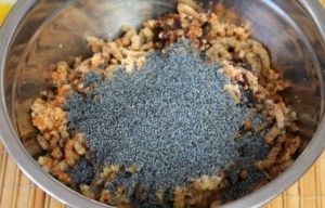 Sweets with poppy seeds