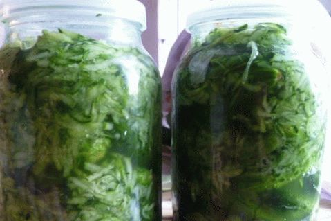 Canned Cucumbers in Cucumbers
