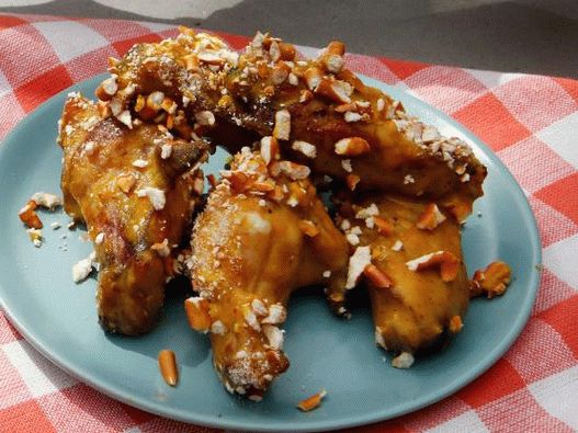 Photo of Smoked Chicken Wings with Honey Mustard Barbecue Sauce